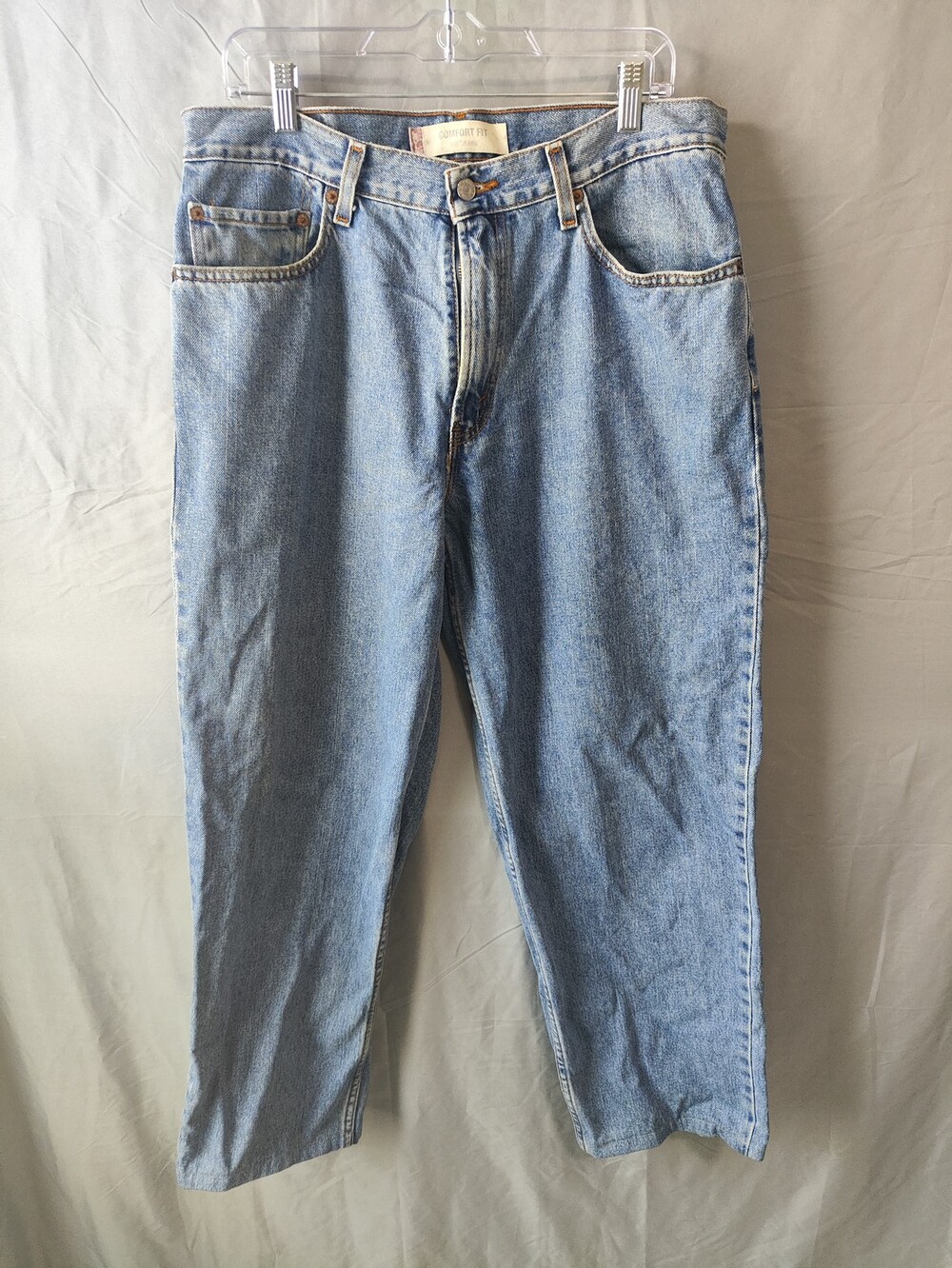 Levis 560 Jeans Mens 34x36 Comfort Fit Baggy Denim Medium Wash Y2k